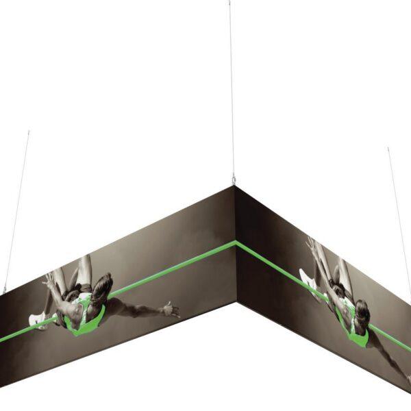 10ft x 10ft x 3ft L-Shaped Hanging Structure