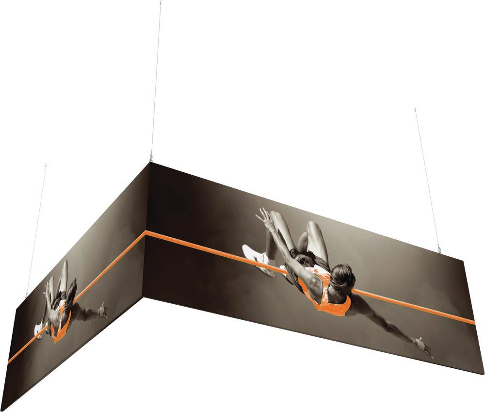 12ft x 12ft x 4ft L-Shaped Hanging Structure