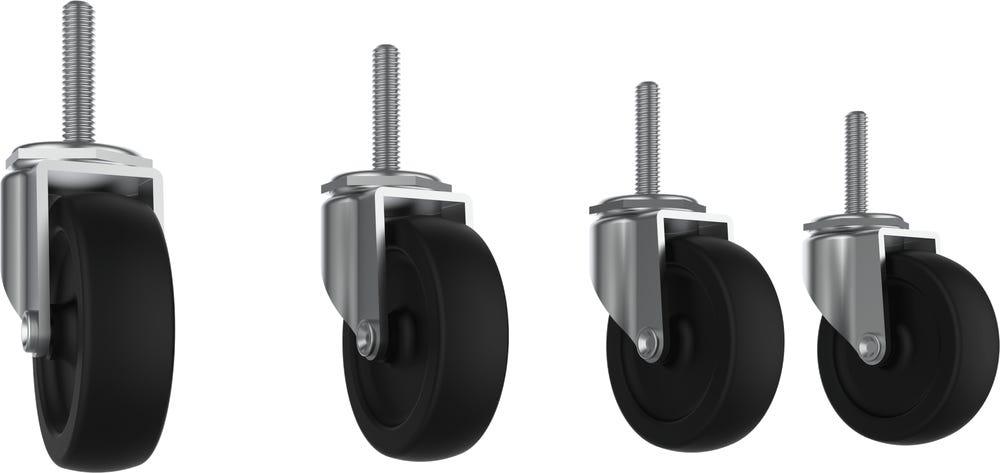 MODify 4 Pack of Casters, 2 locking, 2 non-locking
