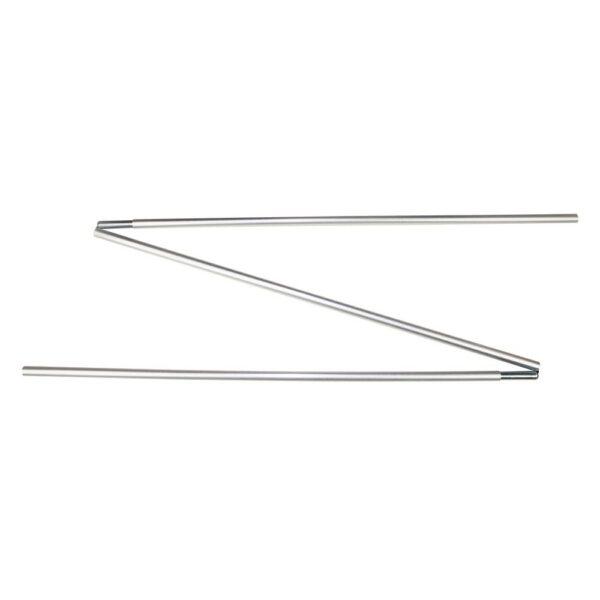 Silver Mosquito Banner Stand Pole