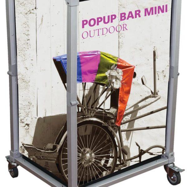 Portable Popup Bar Mini - Grey