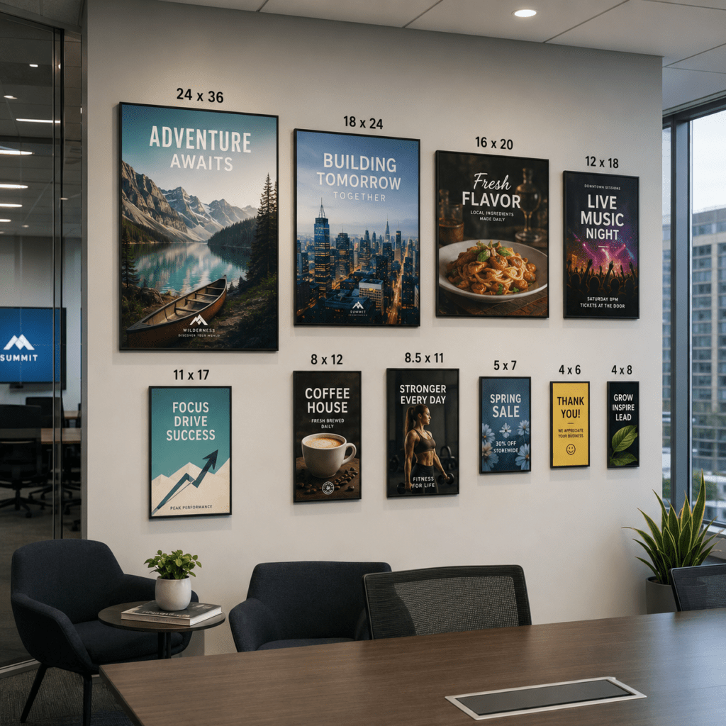 Large format poster printing — custom posters Sign America Chicago (photo 1)