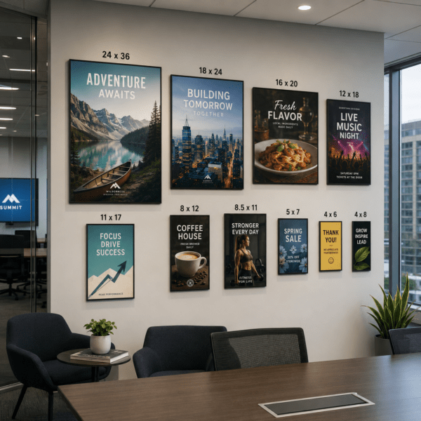 Large format poster printing — custom posters Sign America Chicago (photo 1)
