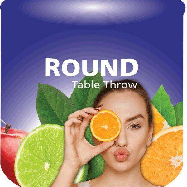 Round Premium Dye Sub Table Throw