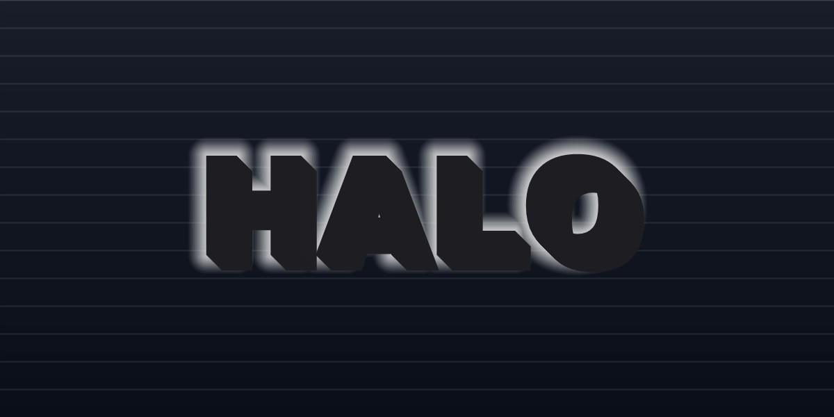 Halo reverse-lit channel letters