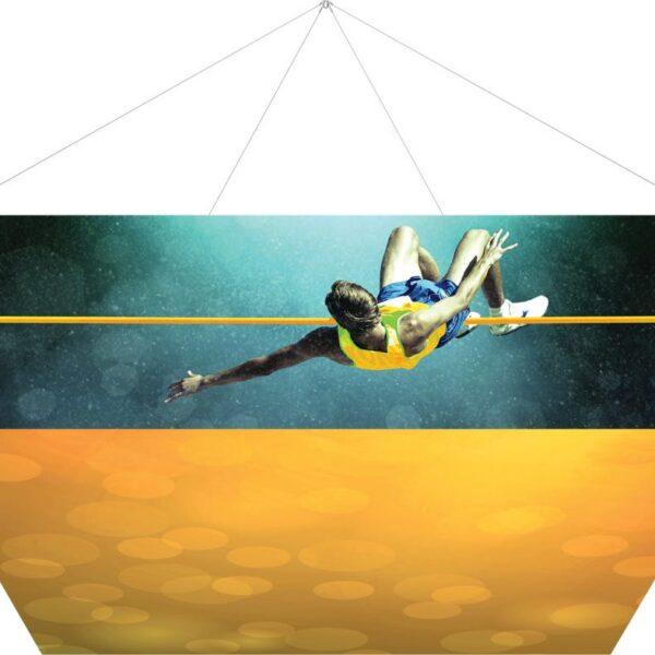 10Ft x 3Ft Backlit Square Hanging Structure