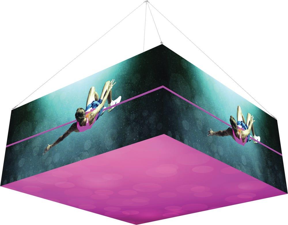 10Ft x 4Ft Backlit Square Hanging Structure