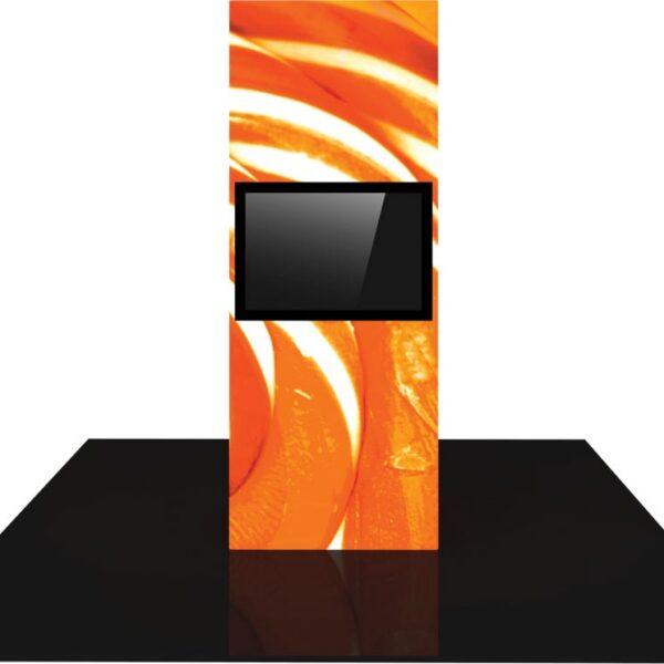 Vector Frame Modular Backlit Monitor Tower 01 (3' x 8')