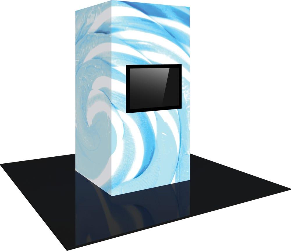Vector Frame Modular Backlit Monitor Tower 02 (4' x 8')