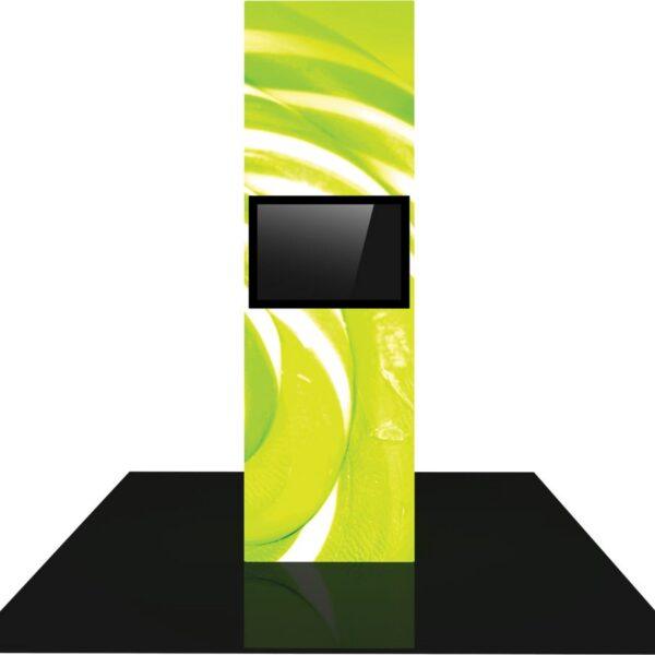 Vector Frame Modular Backlit Monitor Tower 03 (3' x 10')