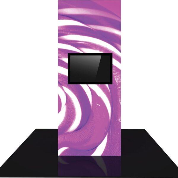 Vector Frame Modular Backlit Monitor Tower 04 (4' x 10')