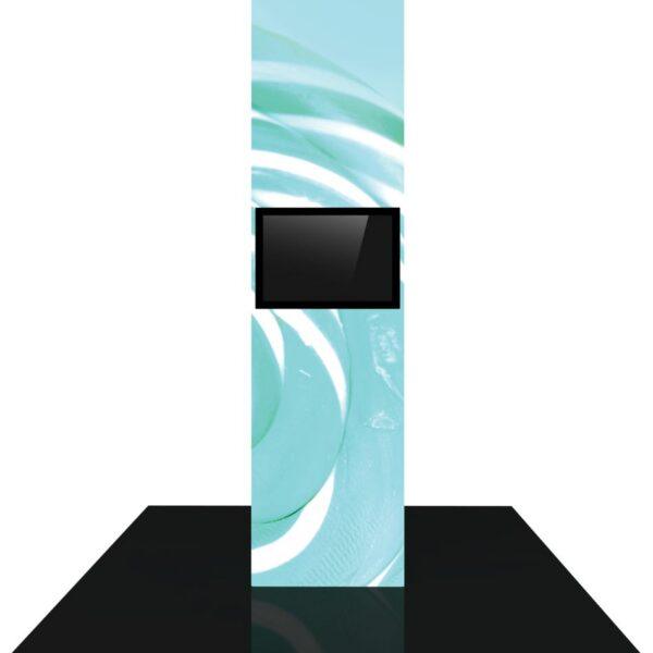 Vector Frame Modular Backlit Monitor Tower 05 (3' x 12')