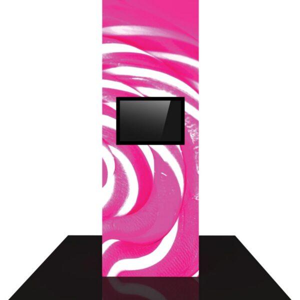 Vector Frame Modular Backlit Monitor Tower 06 (4' x 12')