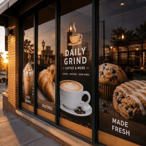 Storefront window vinyl graphics — window graphics Sign America Chicago (photo 2)