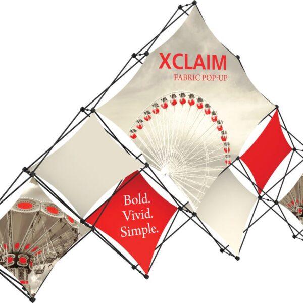 Xclaim 14ft 10 Quad Pyramid Fabric Popup Display Kit 03