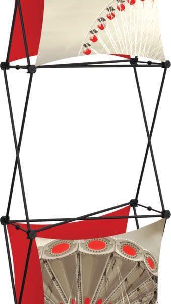 Xclaim 2.5ft Fabric Popup Display Kit 03