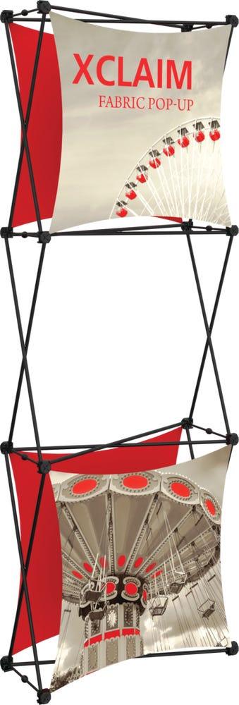 Xclaim 2.5ft Fabric Popup Display Kit 03