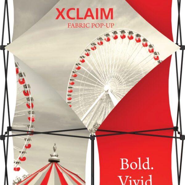 Xclaim 5ft Full Height Fabric Popup Display Kit 01
