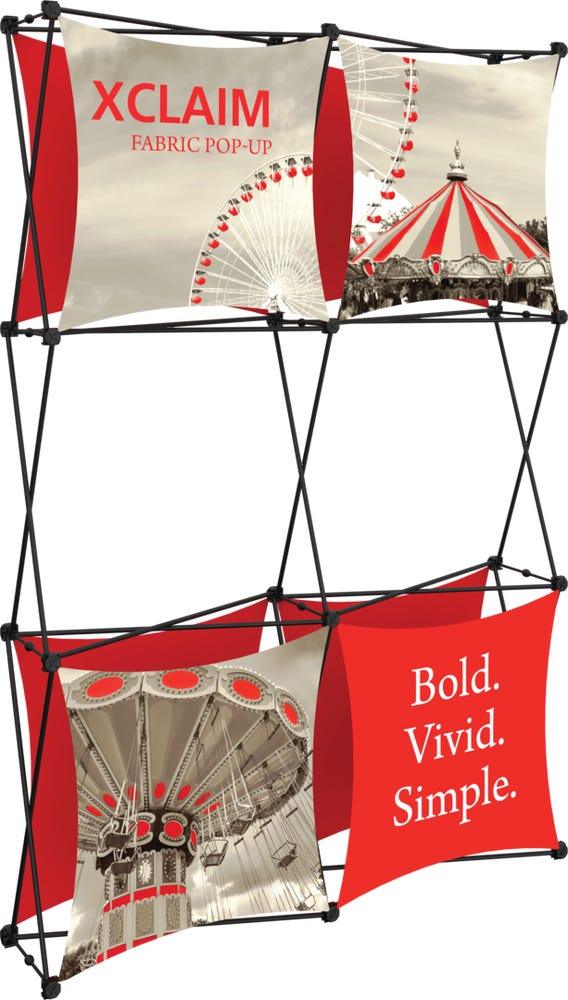 Xclaim 5ft Full Height Fabric Popup Display Kit 02
