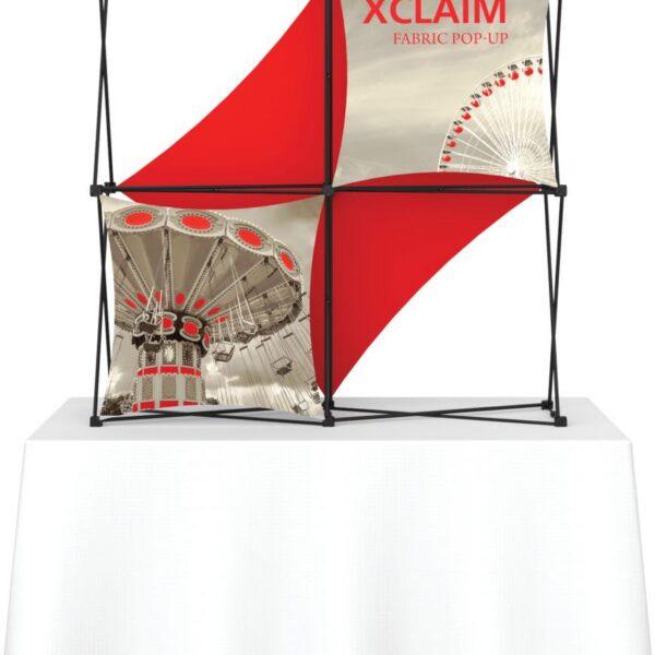 Xclaim 5ft Tabletop Fabric Popup Display Kit 03