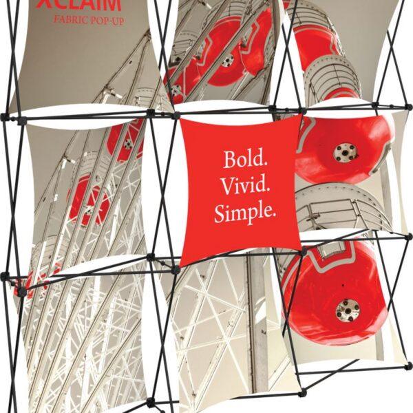 Xclaim 8ft Fabric Popup Display Kit 01