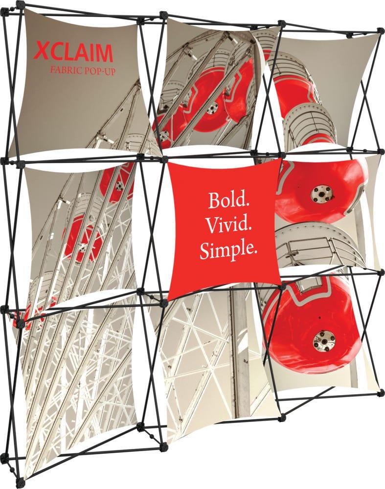 Xclaim 8ft Fabric Popup Display Kit 01