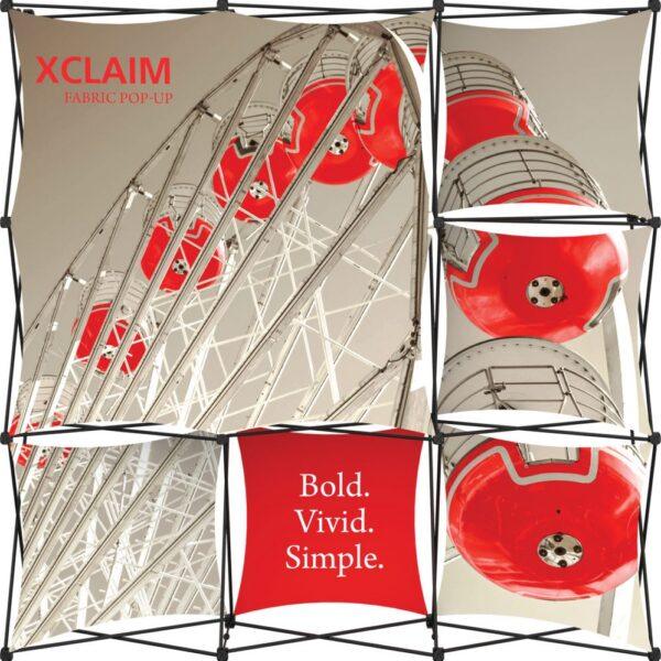 Xclaim 8ft Fabric Popup Display Kit 03