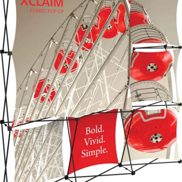 Xclaim 8ft Fabric Popup Display Kit 03