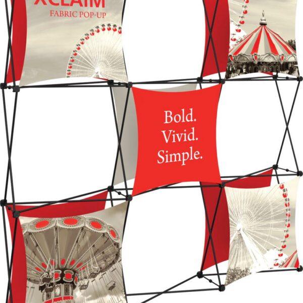 Xclaim 8ft Fabric Popup Display Kit 04