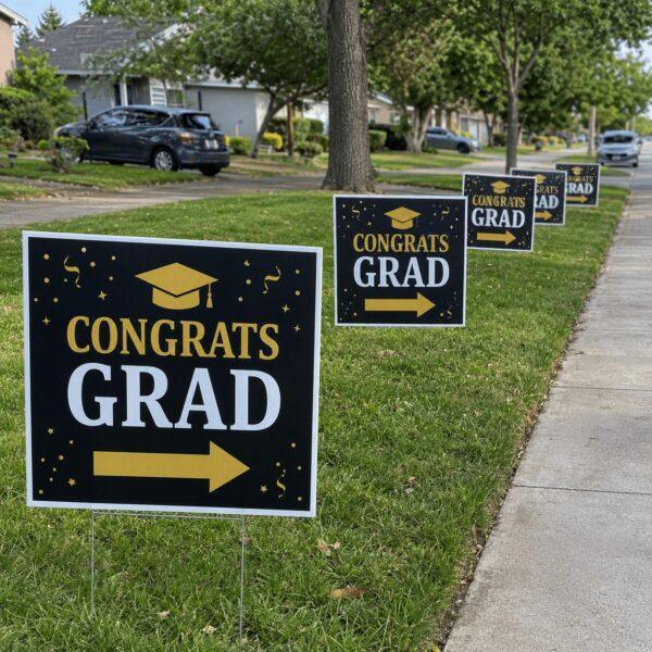 18x24 coroplast yard sign on H-stake — yard sign printing Sign America Chicago (photo 3)