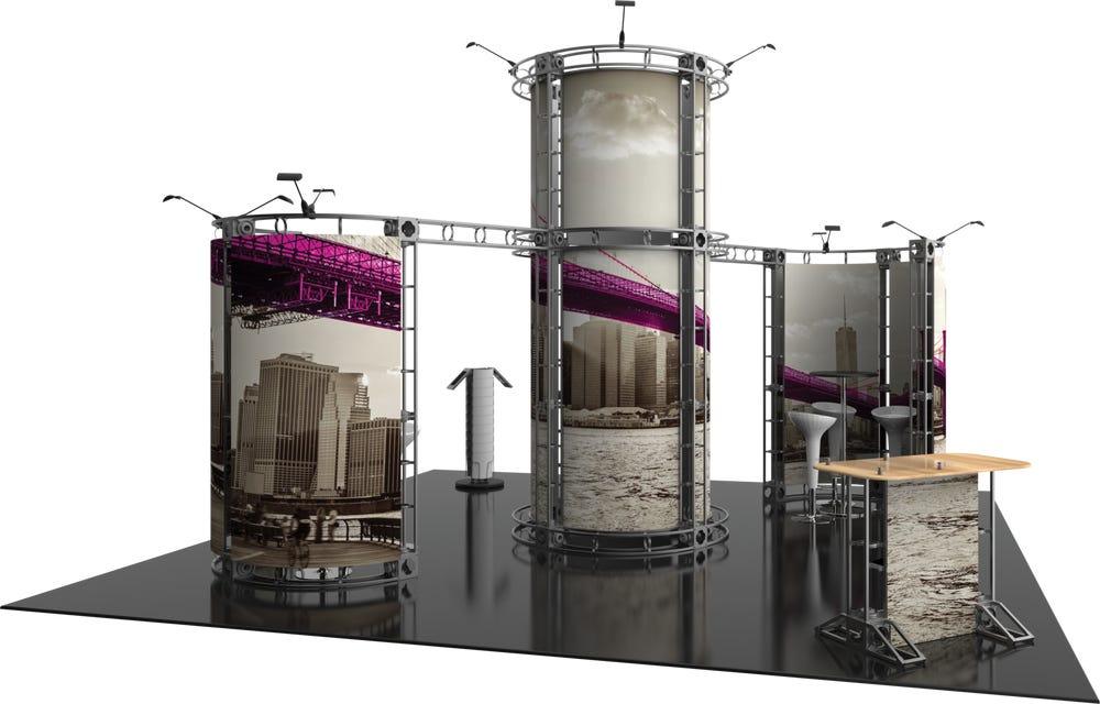 Zenit Orbital Express Truss 20x20 Modular Island Exhibit