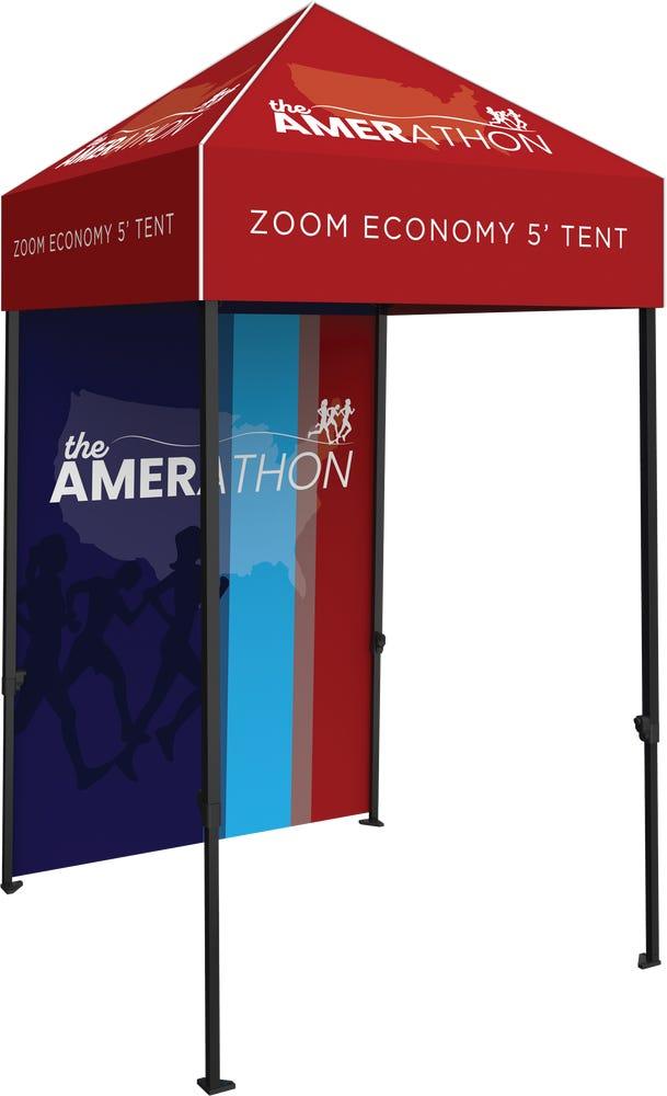 Zoom Economy 5' Popup Tent Full Wall