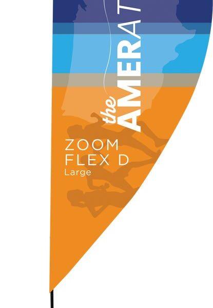Zoom Flex D-Shaped Flag Large