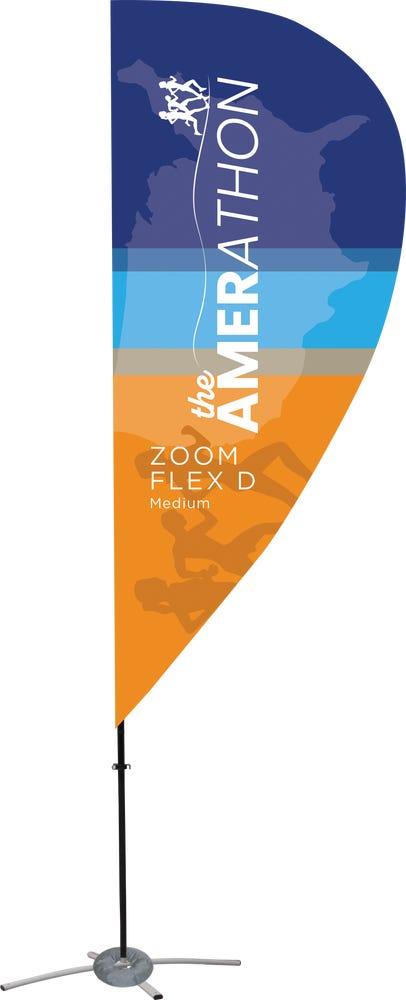 Zoom Flex D-Shaped Flag Medium
