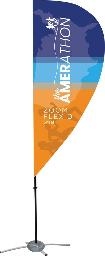 Zoom Flex D-Shaped Flag Small